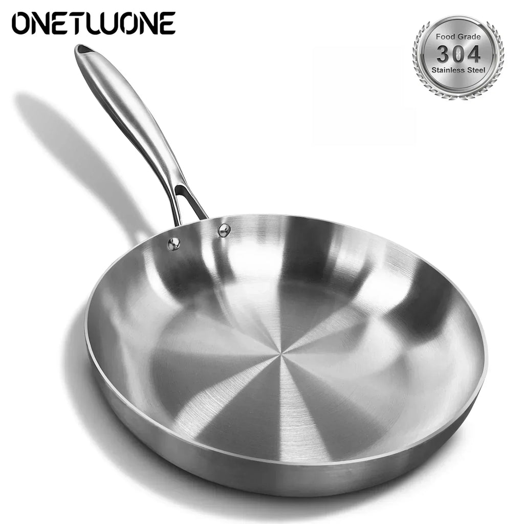 Calvera 28cm 304 Stainless Nonstick Stir Fry Pan Induction