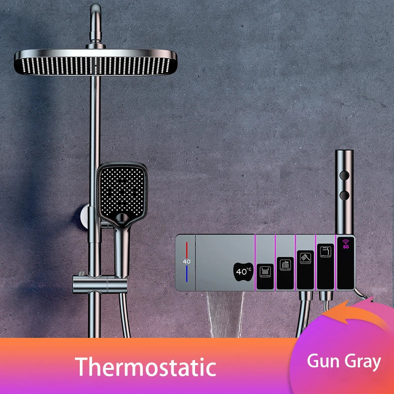 Kirrea Ebony Digital Shower