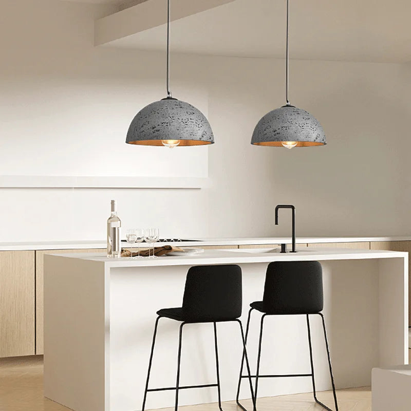 Aurelix Japanese-Inspired Retro-Modern Pendant Chandelier For Dining Rooms