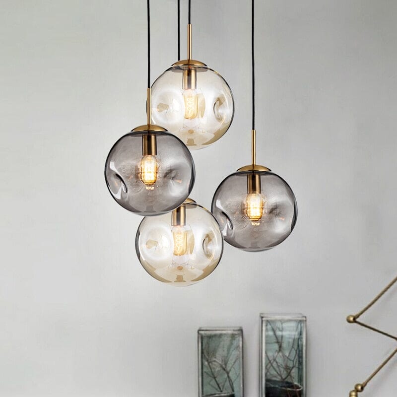 Lumira Glass Pendant Light With Elegant Multitone Finish