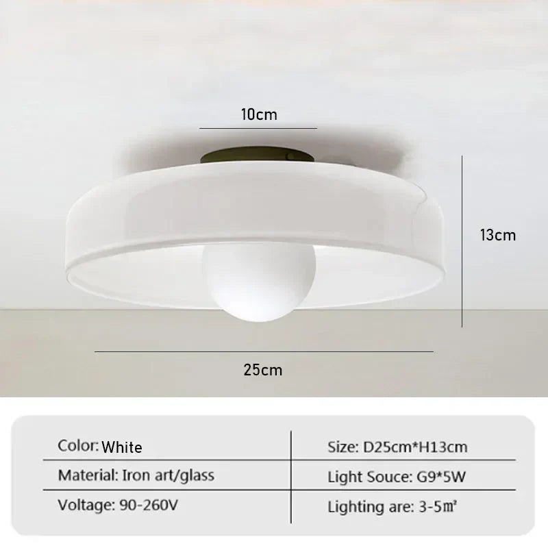 Aurelia Contemporary Nordic Glass Wall Lamps With Warm Glow