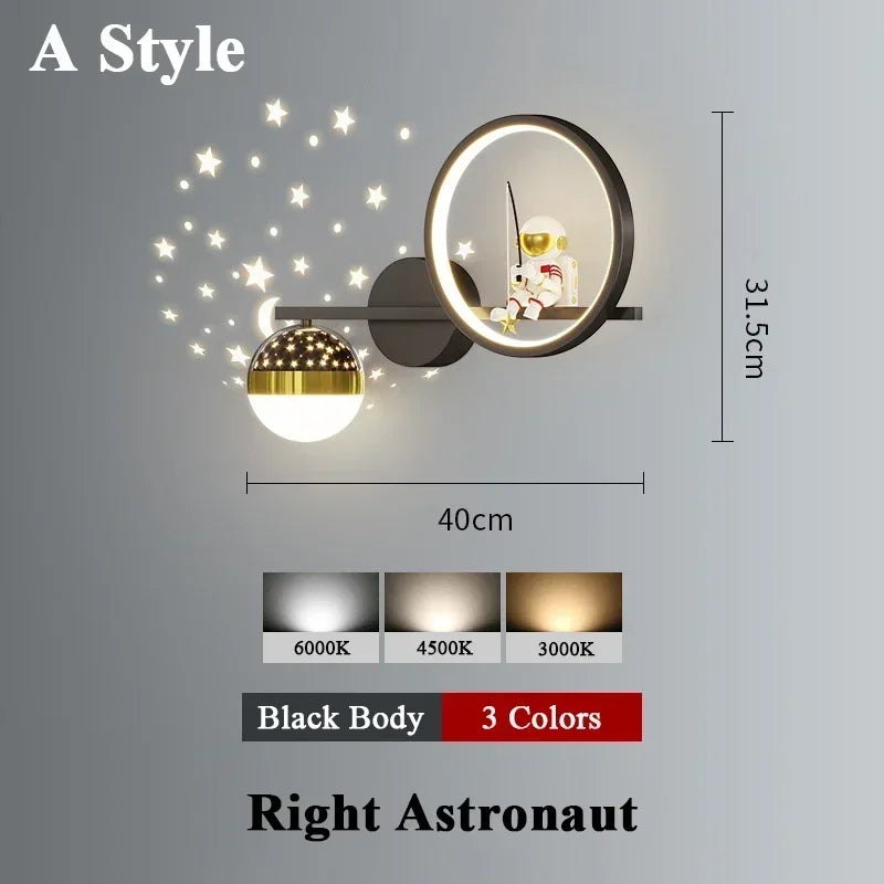 LumaVoyage Astronaut Star Wall Projector For Kids Space Bedroom