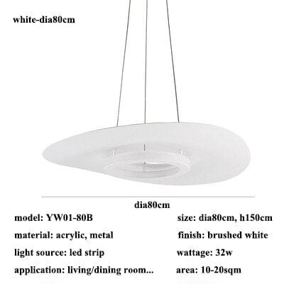 Cirra Nova Round LED Pendant Light With Aluminum Frame And Clear Glass Shades