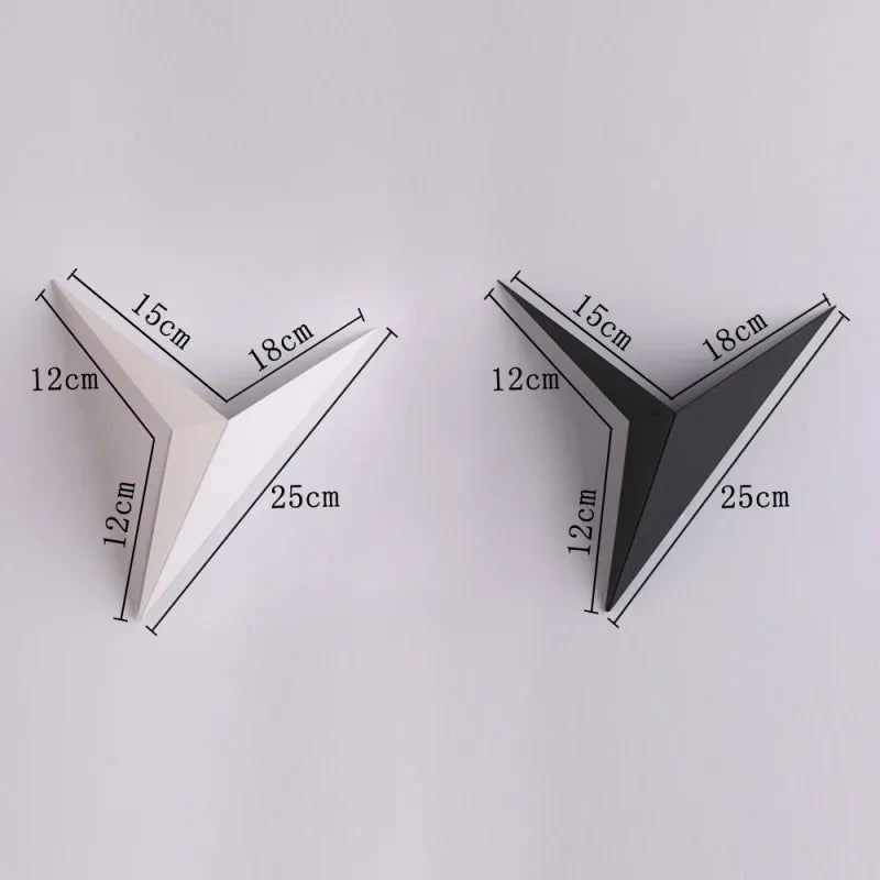 Astra Triangle Wall Light With Adjustable Warm and Cool LED Glow