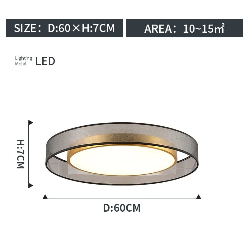 Aurelia Ceiling Lamp European Style Ambient Lighting For Living Spaces