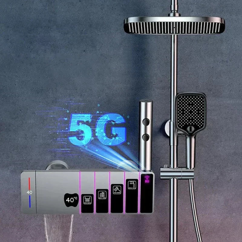 Kirrea Ebony Digital Shower