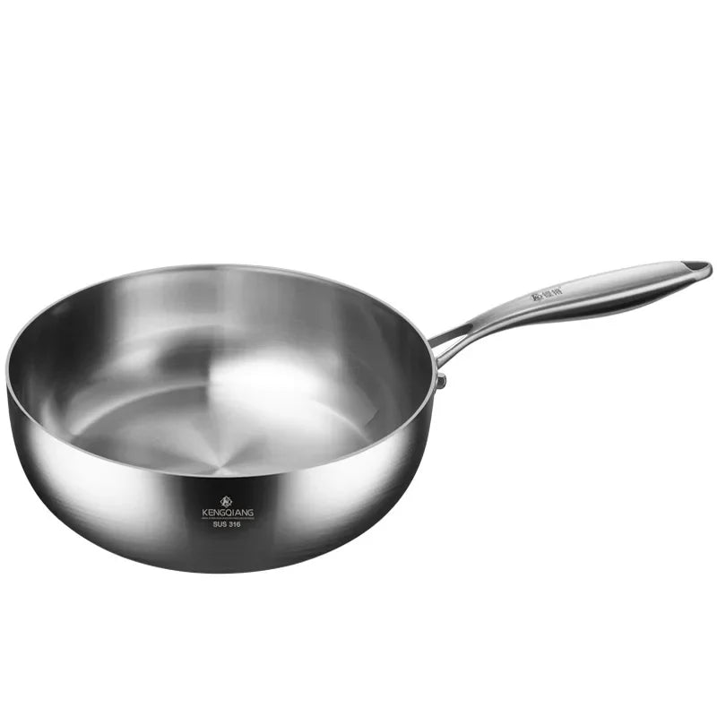 Velora 316 Stainless Steel Deep Skillet Induction Ready