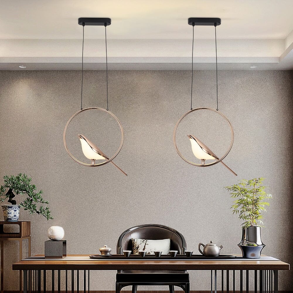 Lyra Nest Pendant Light Nordic Bird-Inspired Ceiling Fixture