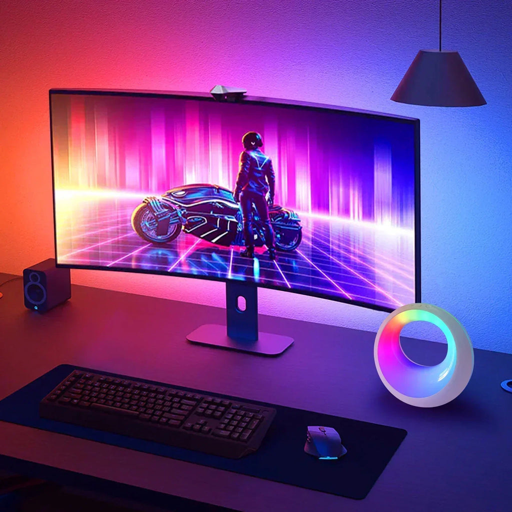 AuraNova Touch RGB Nachttischlampe mit Vollspektrum