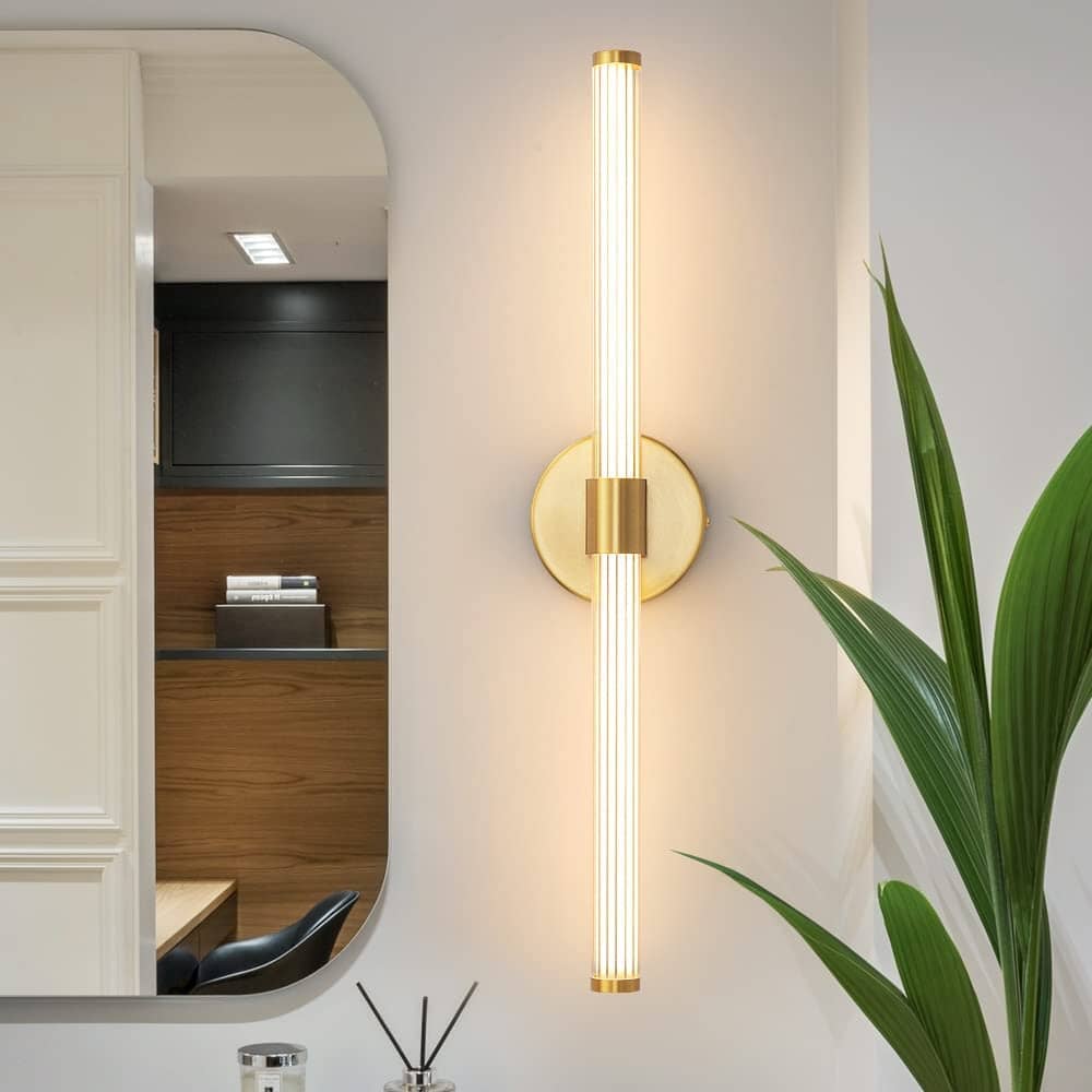 Liora Wall Lamp With Gold Finish And Acrylic Shade