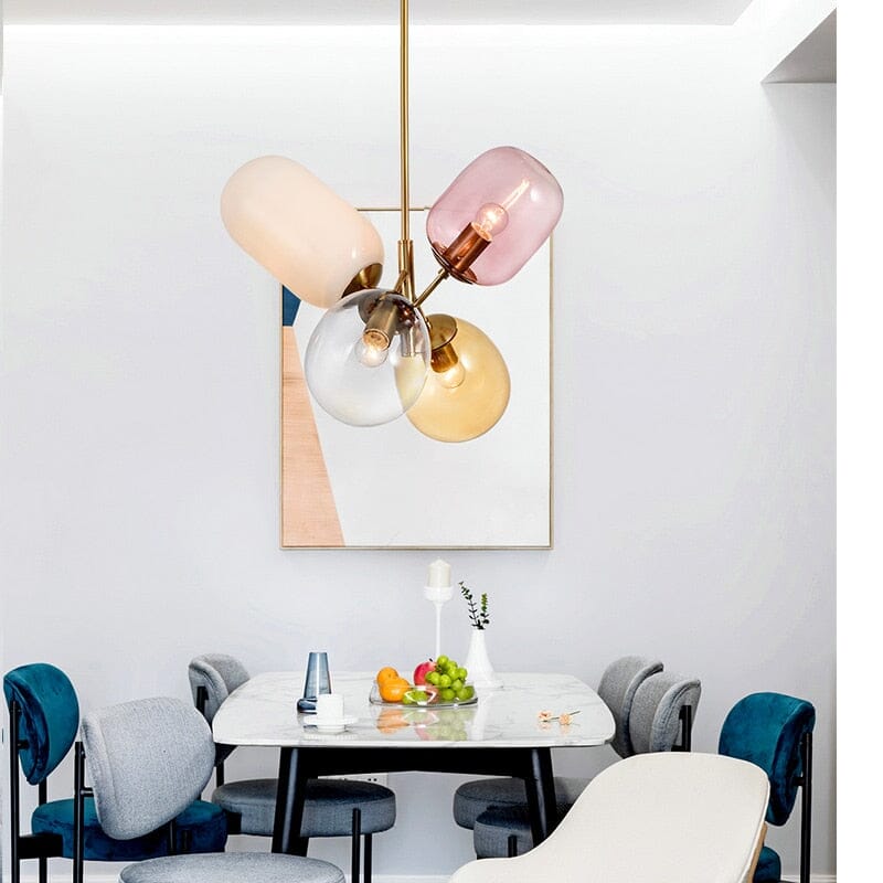 Lumaera Glass Pendant Light | LED Postmodern Pendant Fixture For Modern Spaces