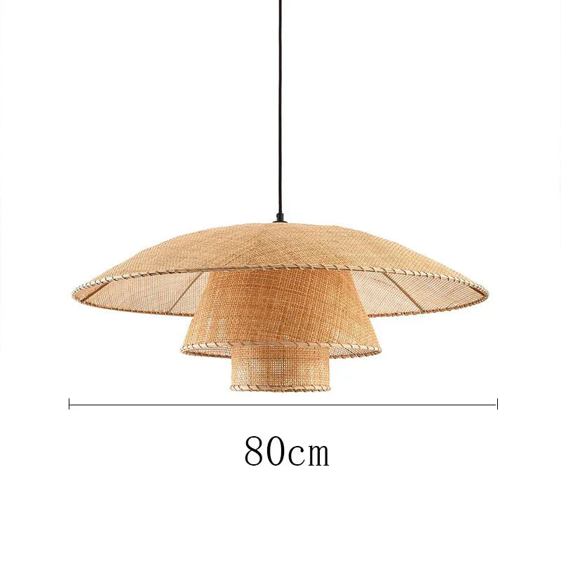 Aurelia Rattan Pendant Light With Natural Warm Glow