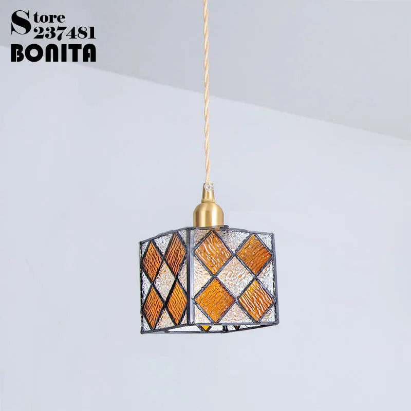 LumaNova Glass Prism Cube Pendant Lamp For Modern Spaces