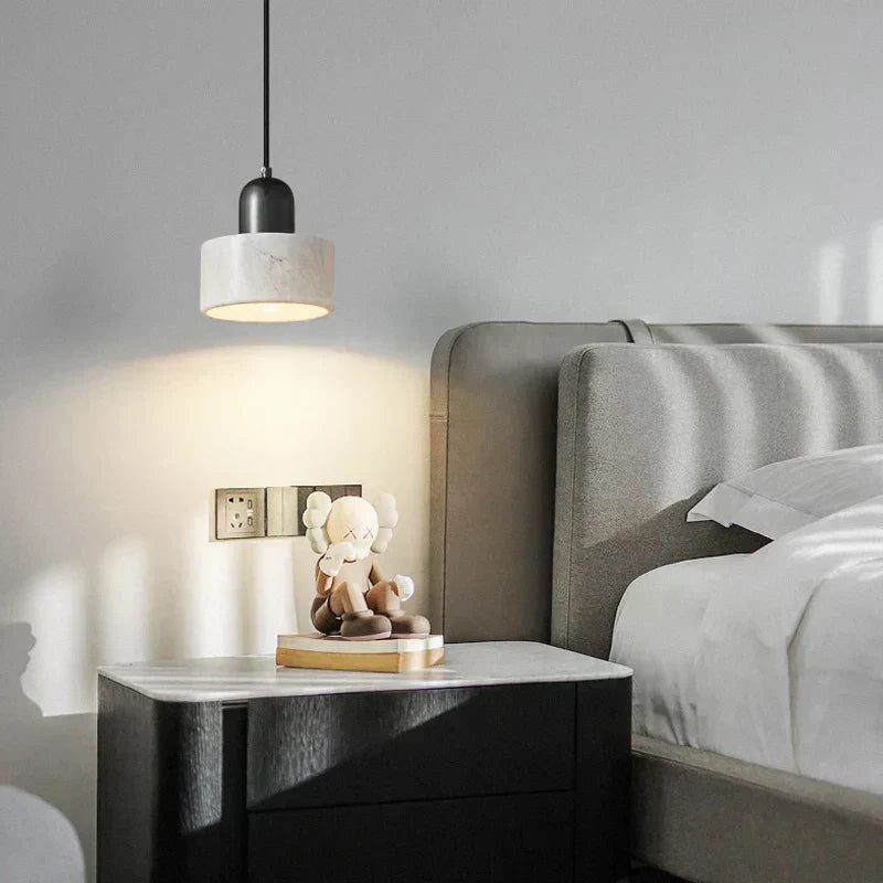 Aurelia Copper and Marble Pendant Light for Modern Kitchens