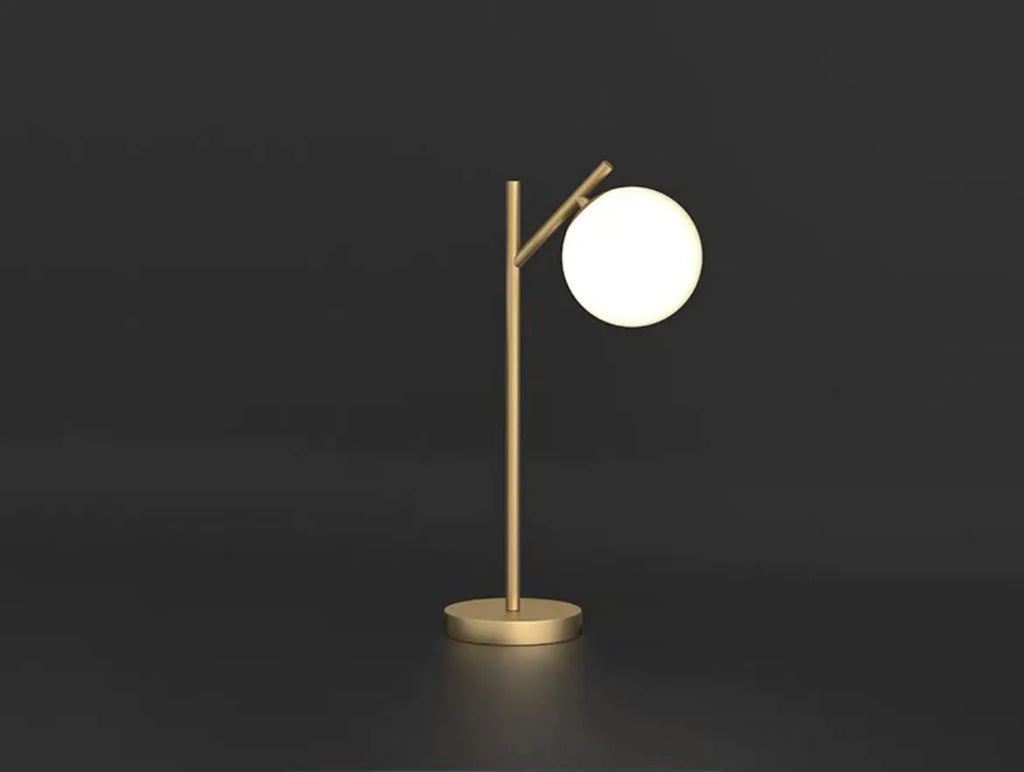 Aurelia Gold Desk Lamp Contemporary Italian Inspired Table Lamp