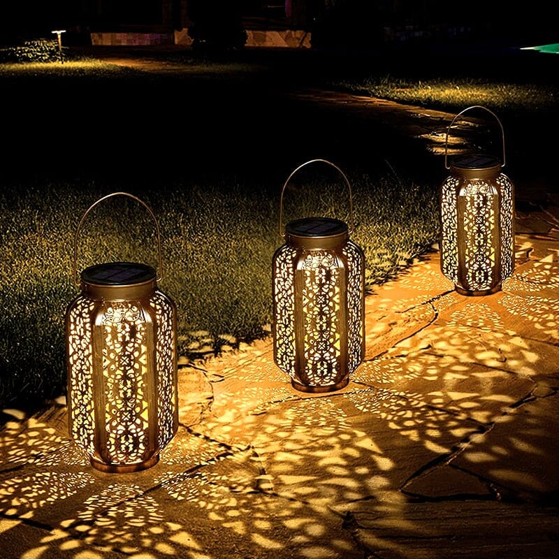 Aurora Solar Outdoor Lanterns for Pathways and Gardens