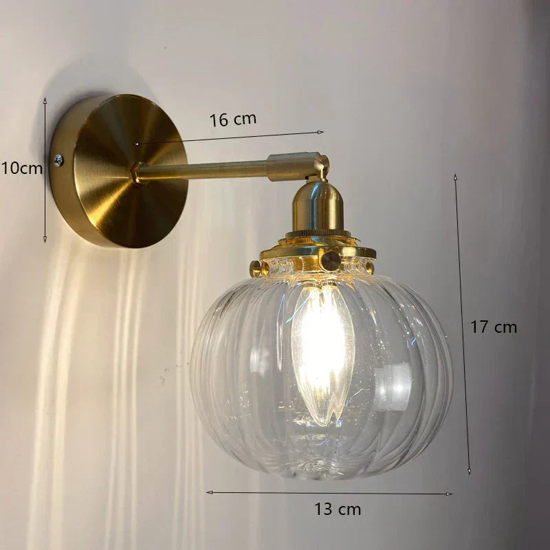 Aureli Glass Wall Sconce with Soft Ambient Glow for Living Spaces