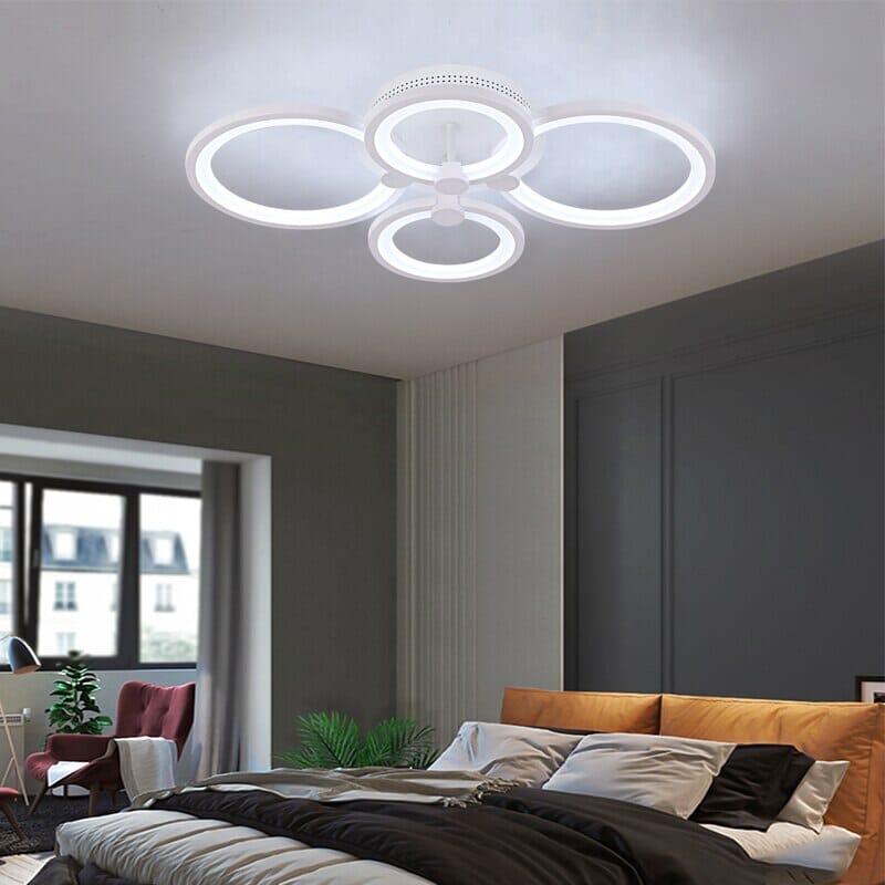 Lumora Acrylic Ring Ceiling Light With Remote Control