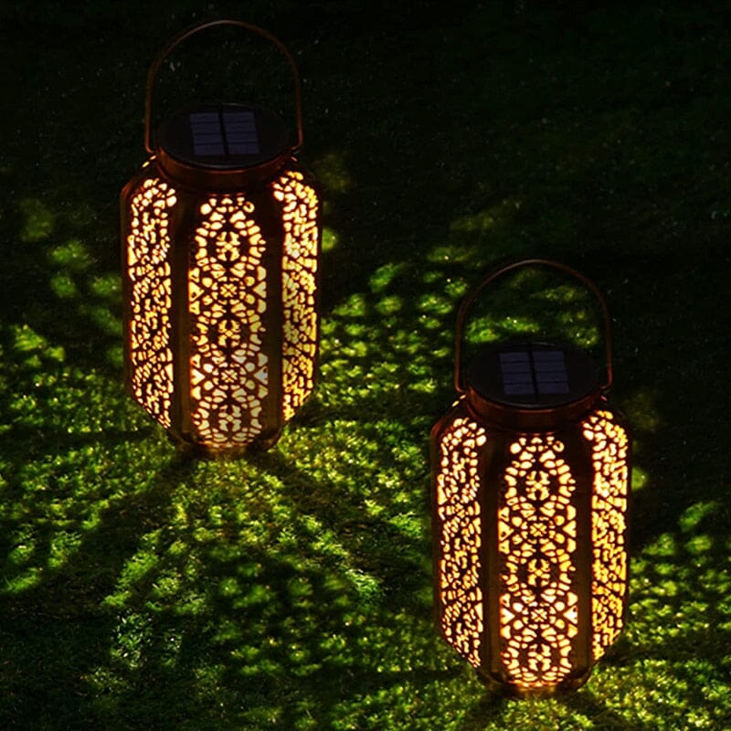 Aurora Solar Outdoor Lanterns for Pathways and Gardens