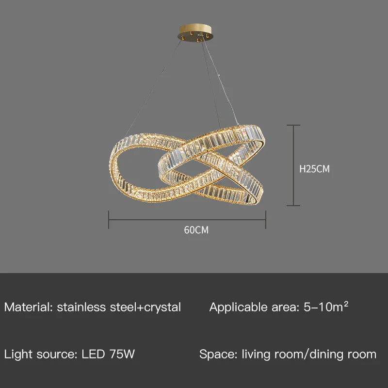 Lanora | Crystal Strand Chandelier
