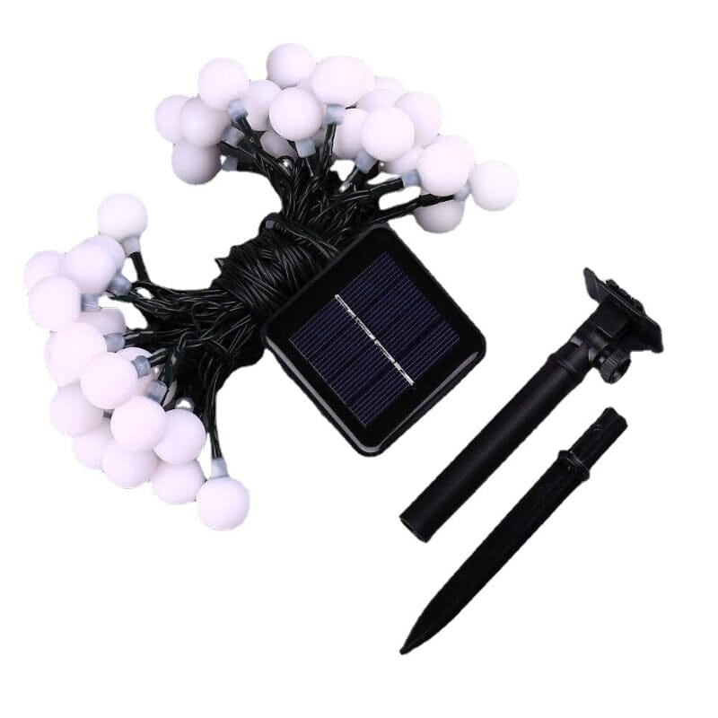 Aurora Round Solar LED Fairy Lights for Outdoor Gardens