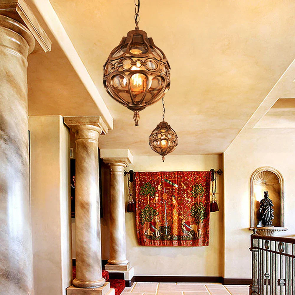 Kevara Vintage Outdoor Garden LED Light in Rust Resistant Aluminum