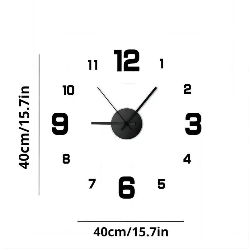 Luma Frameless Wall Clock
