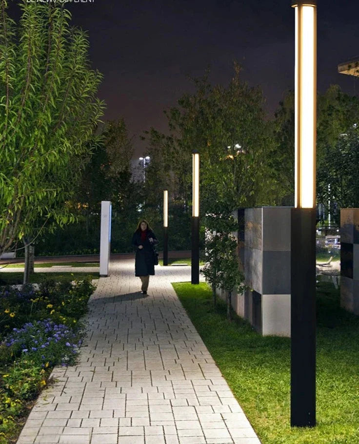 Elara Outdoor LED Lamp Waterproof Aluminum Light With Acrylic Shade