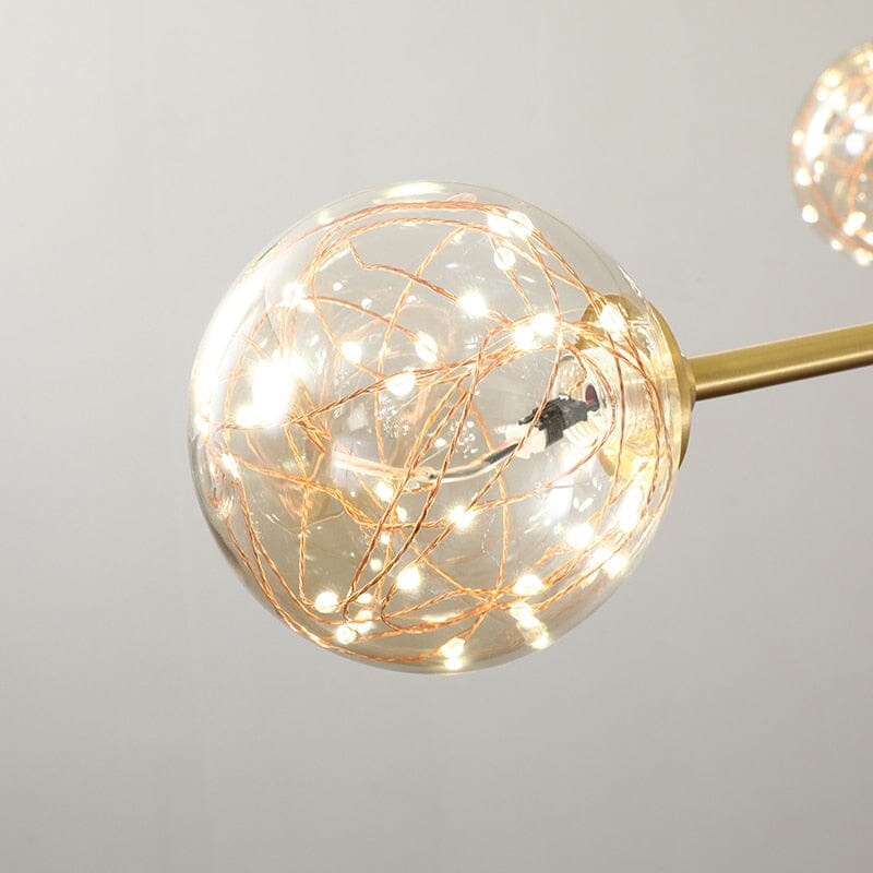 Caelix Glass Orbs LED Pendant Light With Nordic Minimalism And Warm Glow