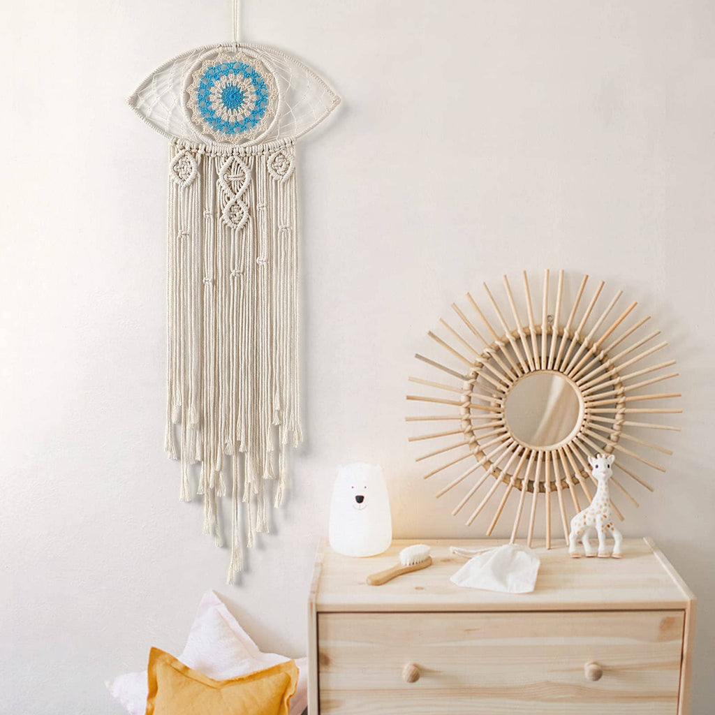 Lunara Boho Macrame Dream Catcher With Soft LED Lights