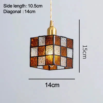 LumaNova Glass Prism Cube Pendant Lamp For Modern Spaces