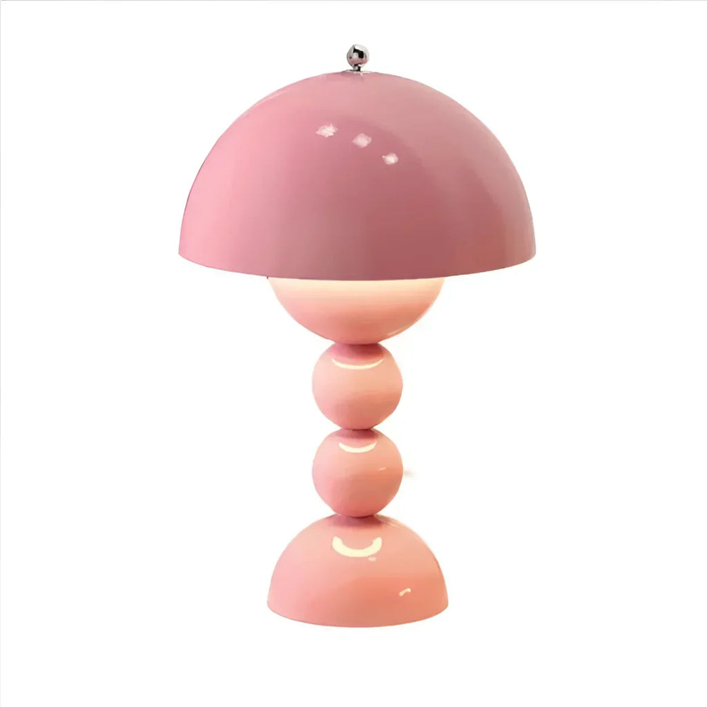 Luma kuppel bord- og skrivebordslampe mid-century soppstil med oppladbart batteri