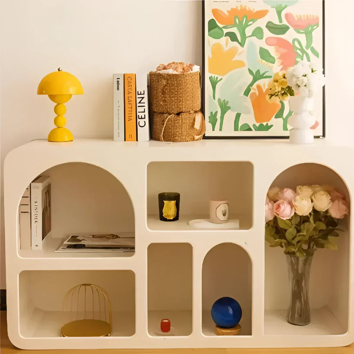 Luma kuppel bord- og skrivebordslampe mid-century soppstil med oppladbart batteri