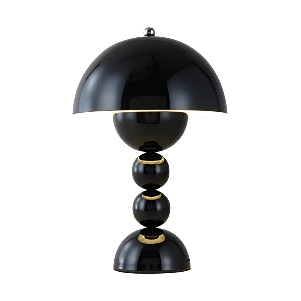 Luma kuppel bord- og skrivebordslampe mid-century soppstil med oppladbart batteri