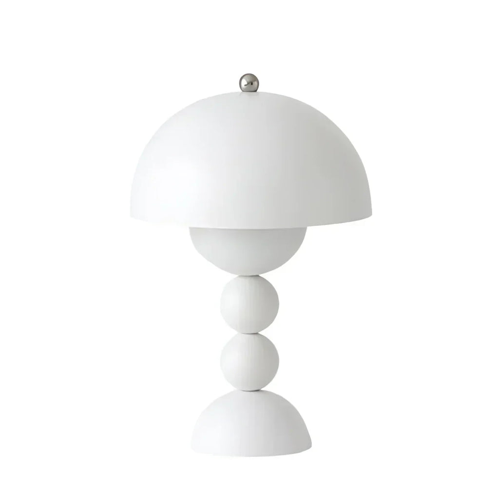 Luma kuppel bord- og skrivebordslampe mid-century soppstil med oppladbart batteri