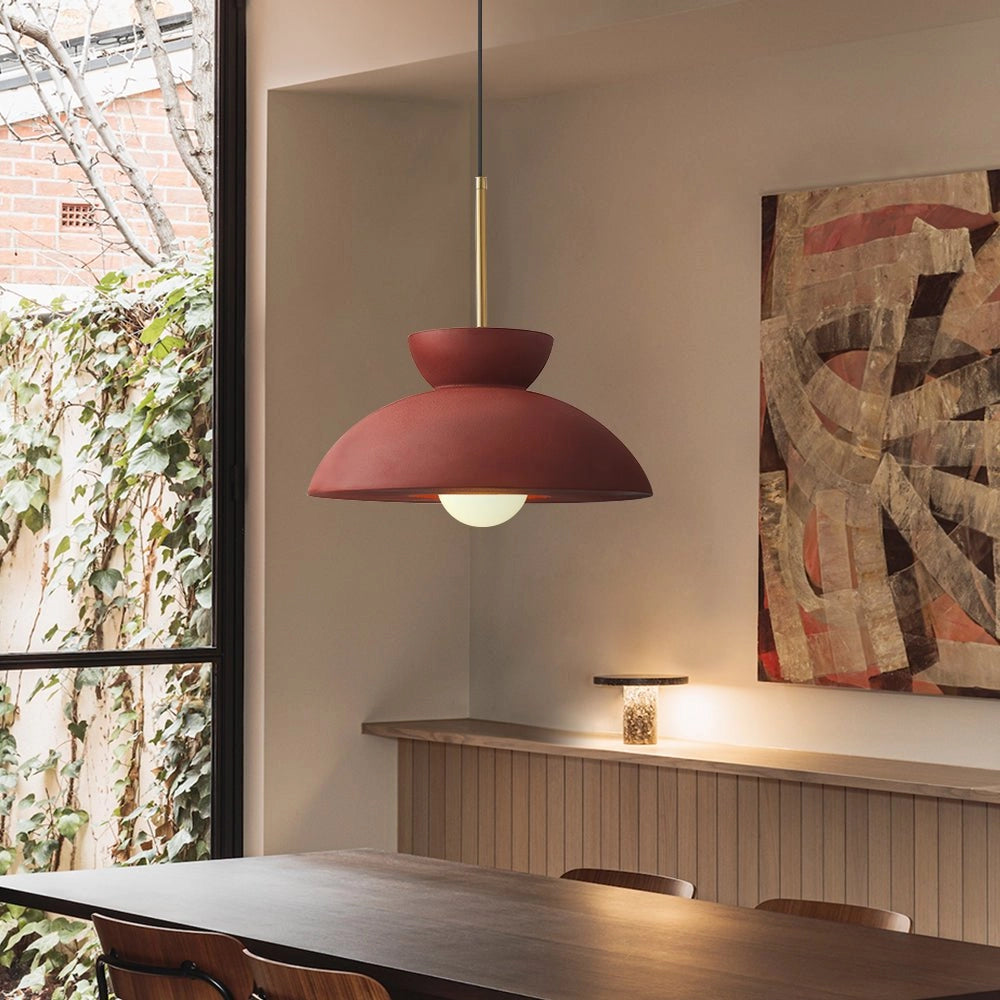 TerraFlare Pendant Light in Mid Century Modern Style
