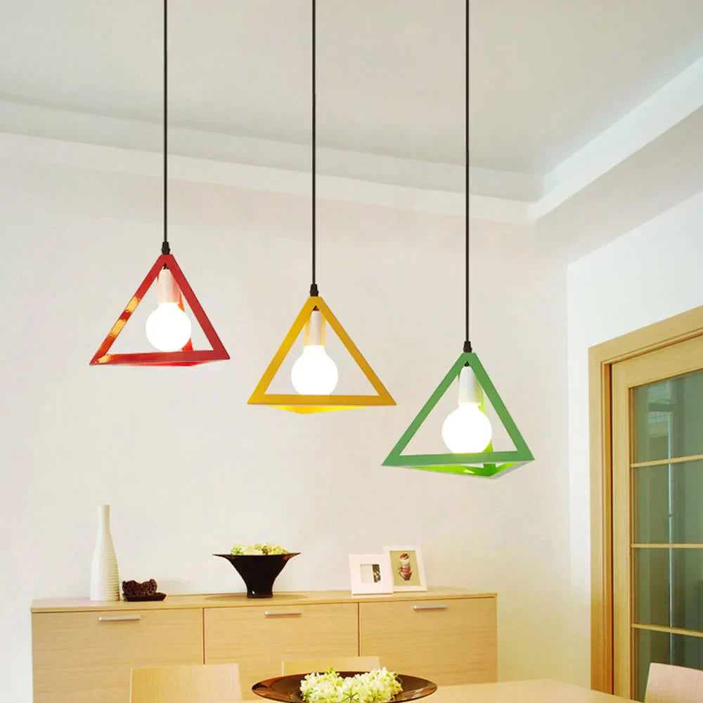 ArdenOak Rustic Vintage Iron Ceiling Pendant Light Home