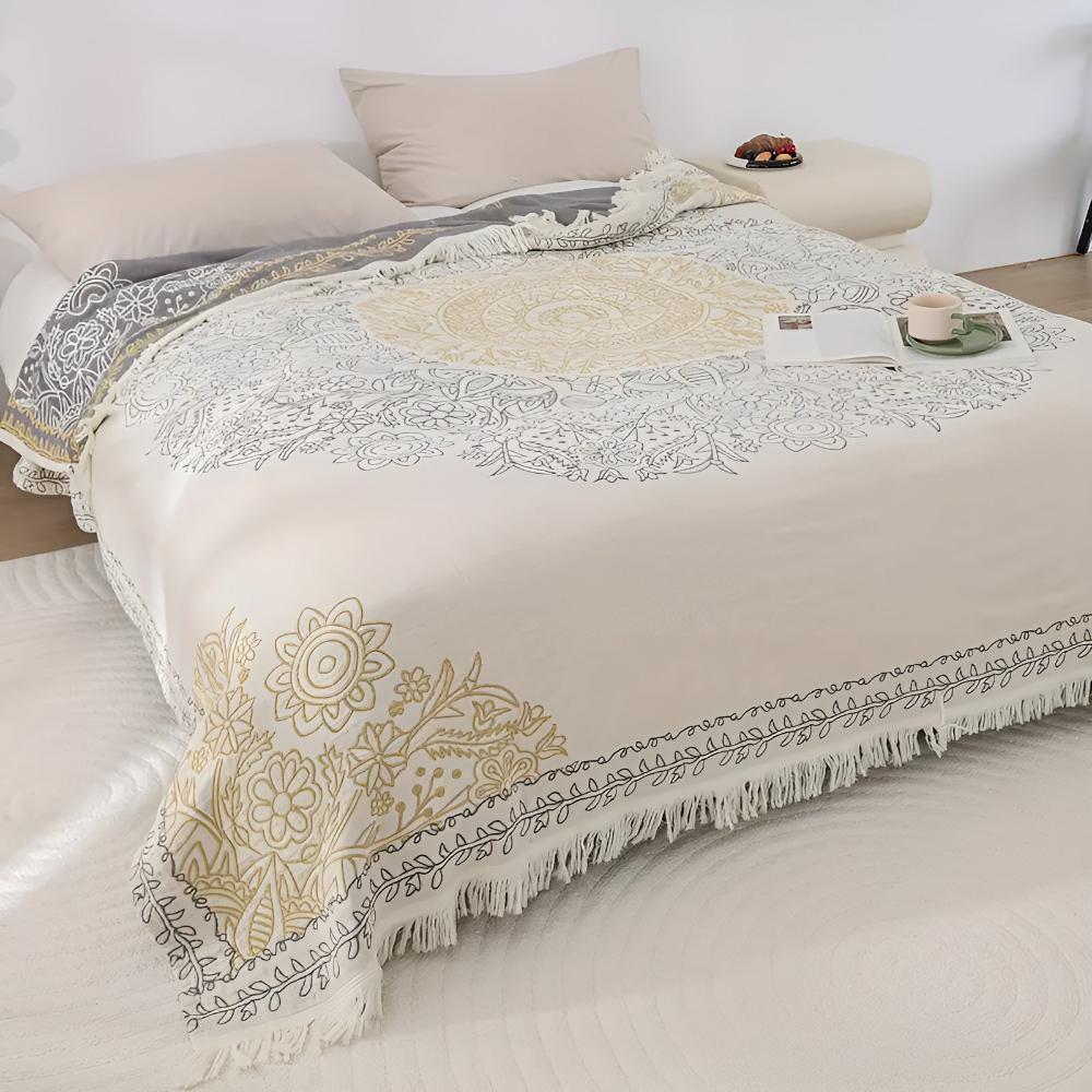 Nordic Chic Cotton Throw