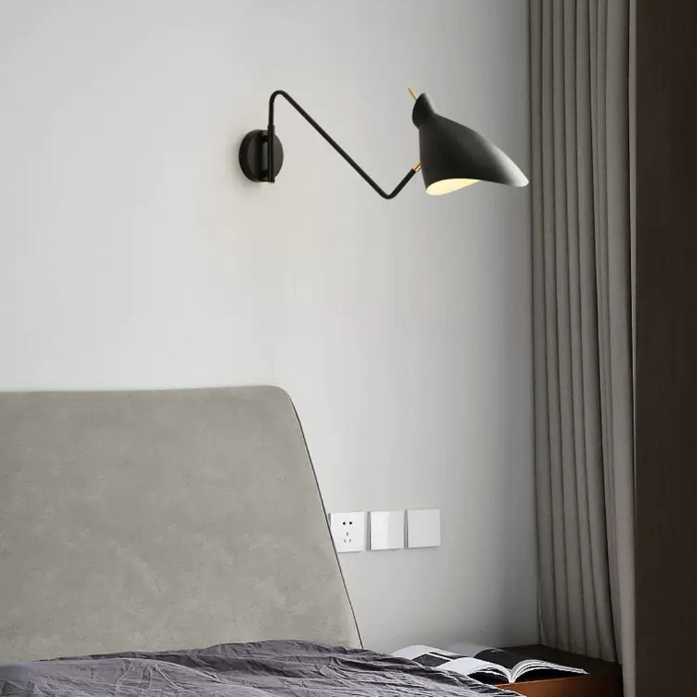 LumaHaven Wall Sconce With Adjustable Arm And Soft Glow