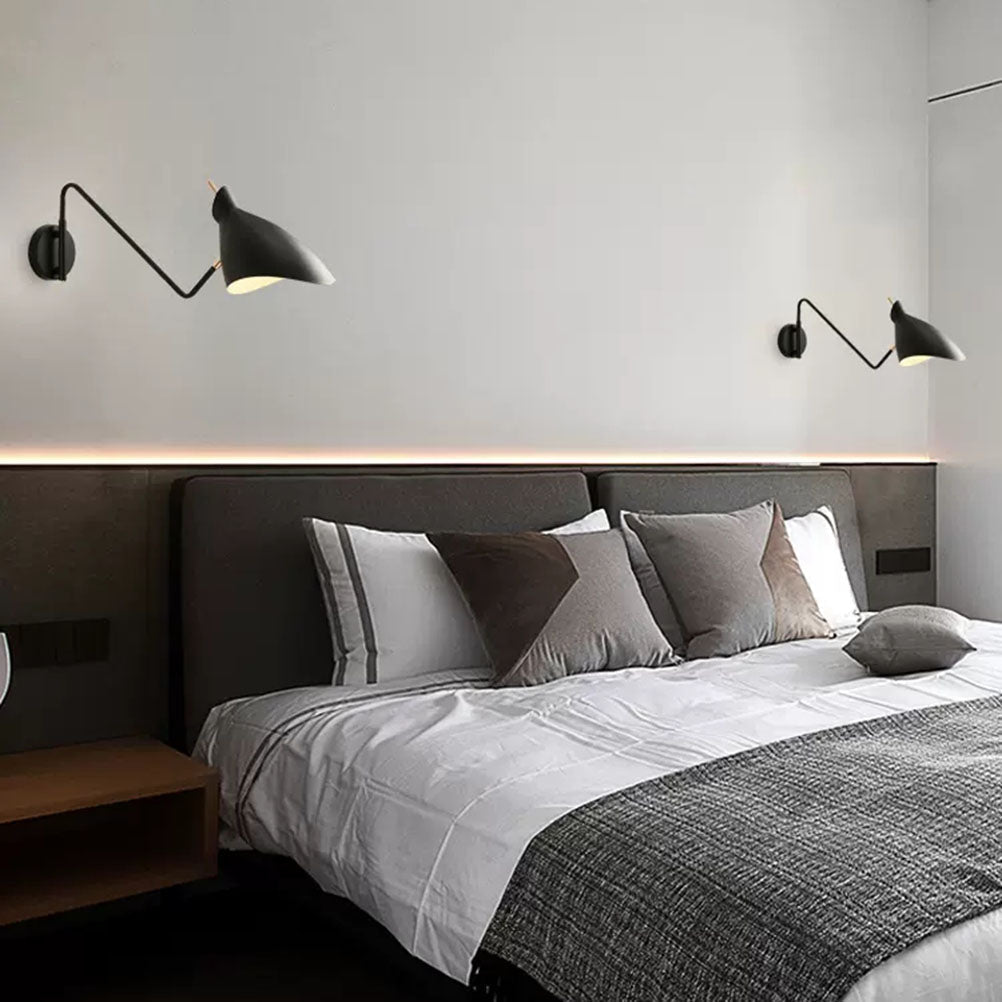 LumaHaven Wall Sconce With Adjustable Arm And Soft Glow