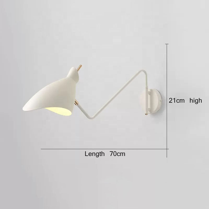 LumaHaven Wall Sconce With Adjustable Arm And Soft Glow