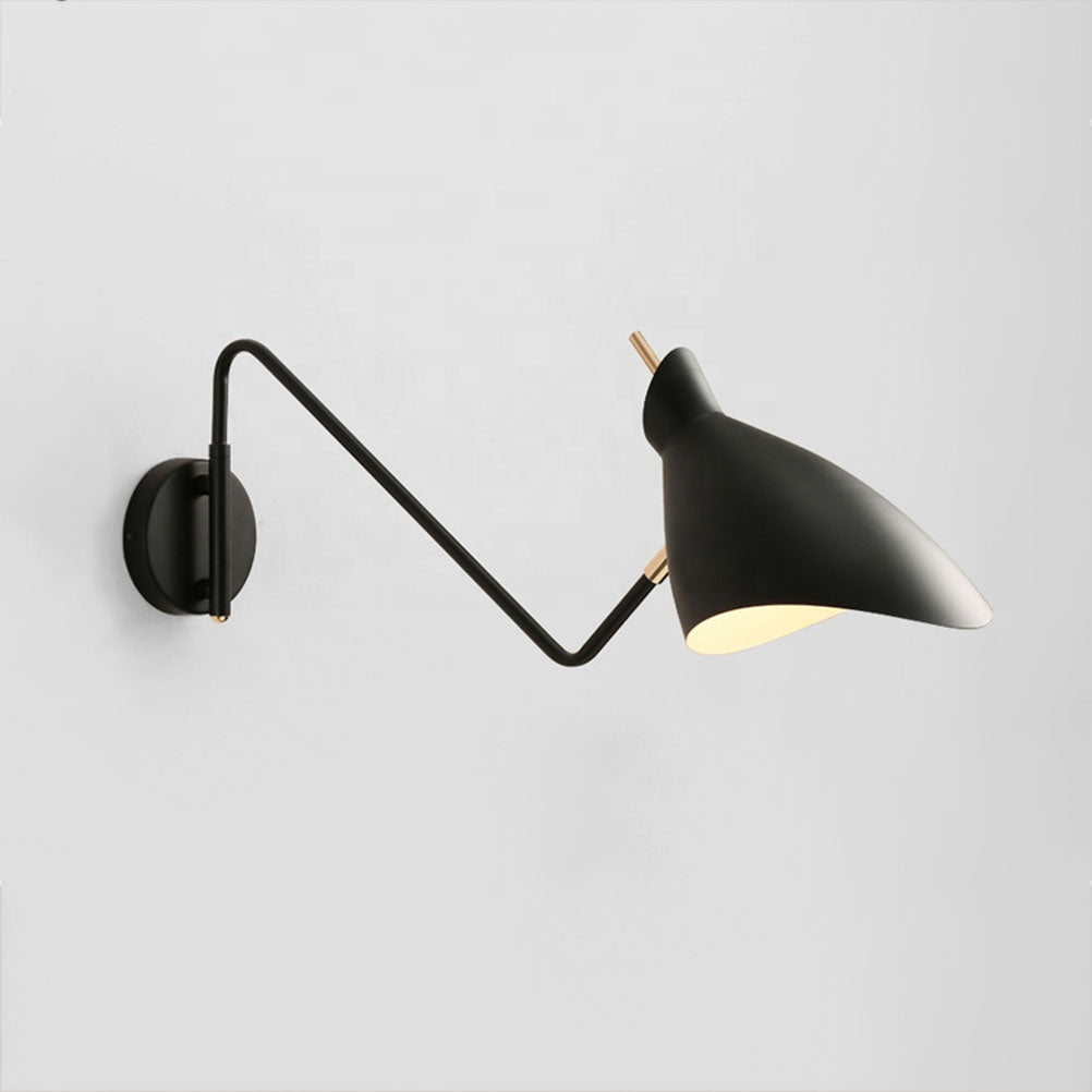LumaHaven Wall Sconce With Adjustable Arm And Soft Glow