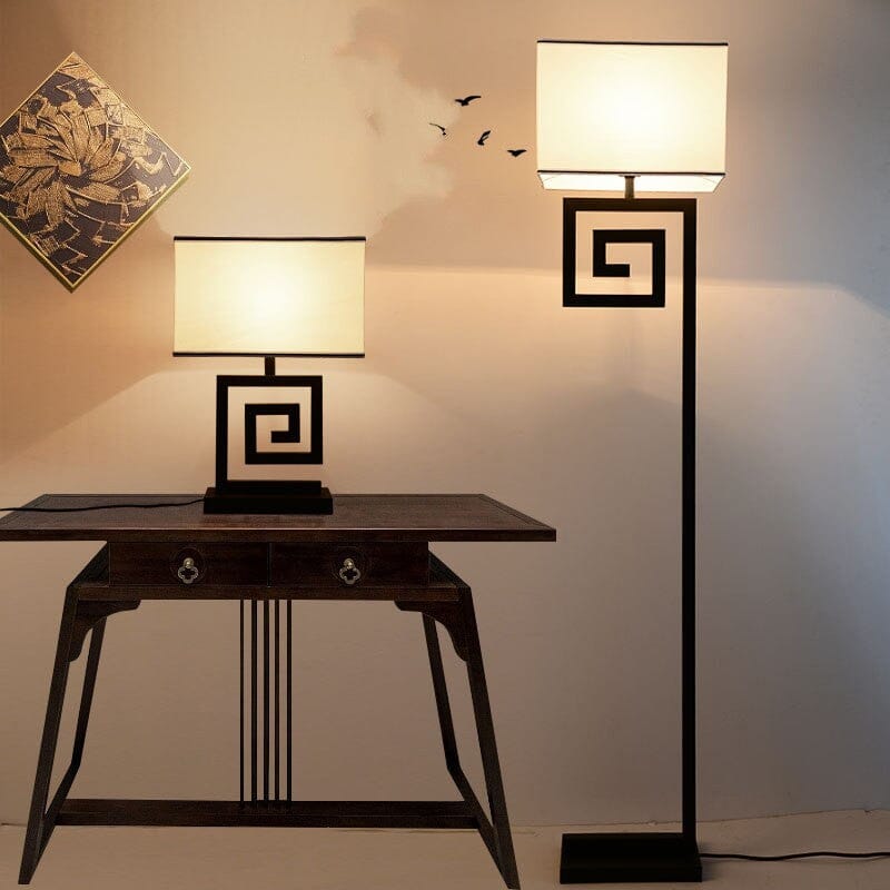 Aurelian Retro Table Lamp Handcrafted in East West Modern Chinese Style