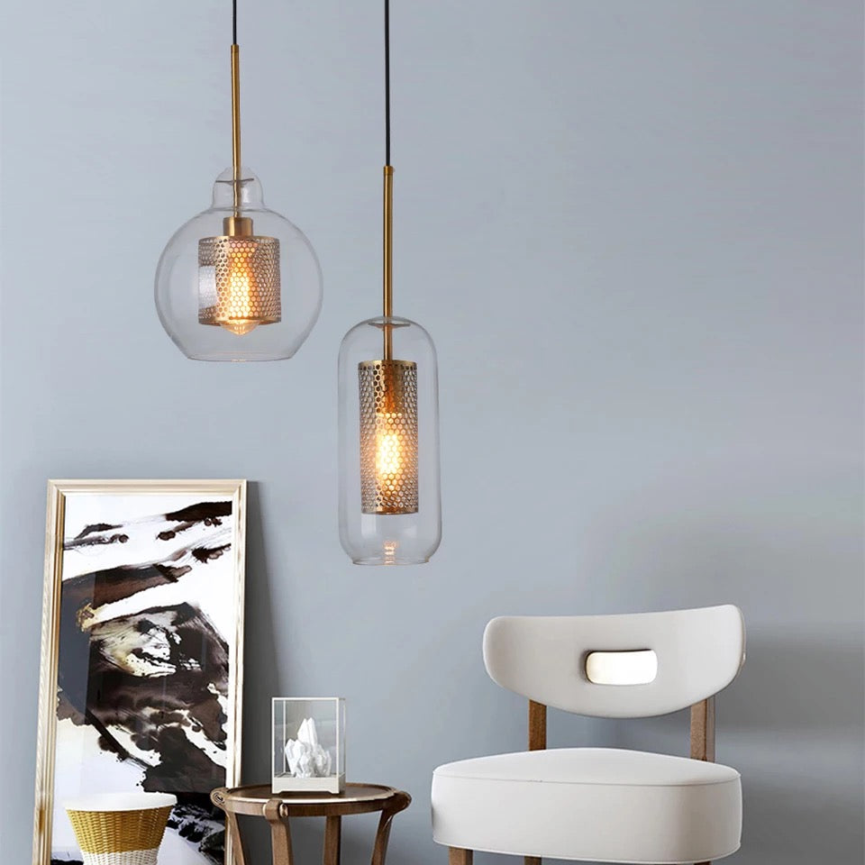 Lyra Glass Pendant Light Nordic Minimalist Ceiling Fixture