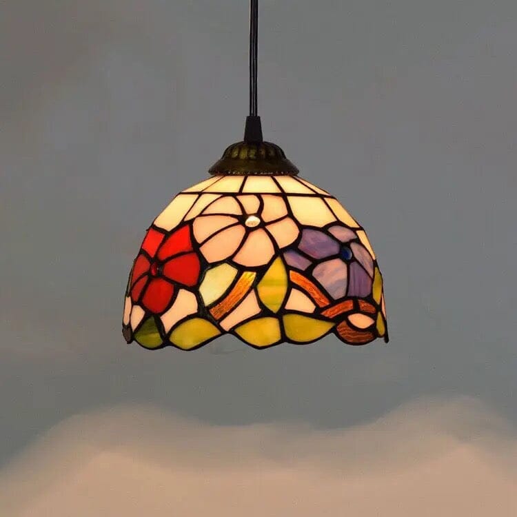 Auriel Stained Glass Pendant Lights With Contemporary Finishes