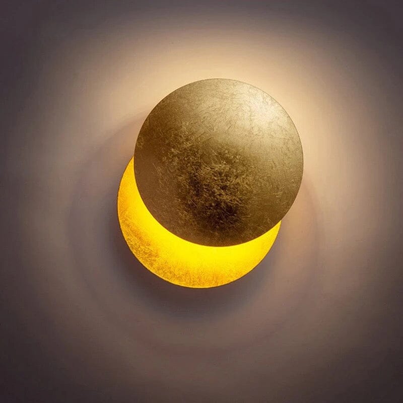 LunaGlow Retro Moon Wall Lamp With Adjustable Shade And Energy Efficient LED