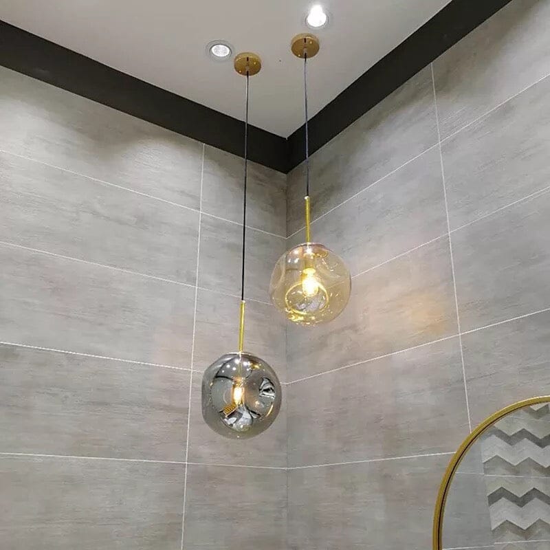 Lumira Glass Pendant Light With Elegant Multitone Finish