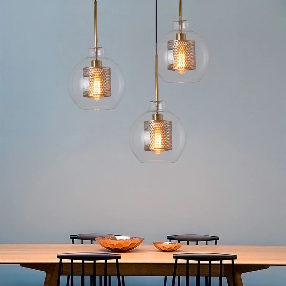 Lyra Glass Pendant Light Nordic Minimalist Ceiling Fixture