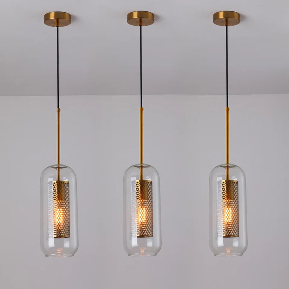 Lyra Glass Pendant Light Nordic Minimalist Ceiling Fixture