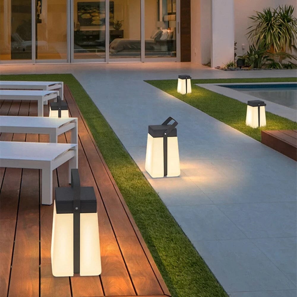 Designer Nordic Inspired Solar Outdoor Lamps For Patios And Gardens